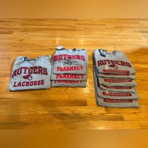 Bundle NWT Rutgers T-shirts size L